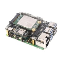 Module HAT PCIe vers MiniPCIe / Gigabit Ethernet / USB 3.2 Gen1 pour Raspberry Pi 5, Interface MiniPCIe, Module 4G, Réseau haute vitesse