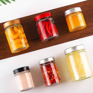 저렴한 100 ml 150ml 100g 195ml 195g 200ml 8 oz 240ml 350ml 450ml 450g 500ml 잼 항아리 유리 100 ml 잼 유리 항아리 피클 꿀 - Product Image 2