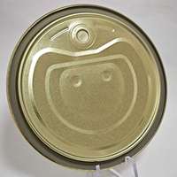 Qualité alimentaire 300 #   Couvercle à ouverture facile en fer blanc de qualité alimentaire de 73 mm, double dorure, pour boîte de pâte de tomate