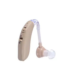 Vente en ligne d'amplificateur de son pour prothèses auditives BTE binaural ABS rechargeable pour personnes sourdes Prix bon marché