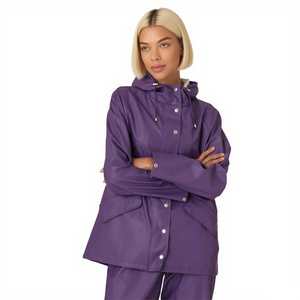Chaqueta DE TRABAJO sencilla y de moda Primavera-otoño para <span class=keywords><strong>mujer</strong></span>, abrigo resistente al agua, impermeable para escalada de <span class=keywords><strong>montaña</strong></span>, sin costuras - Product Image 5
