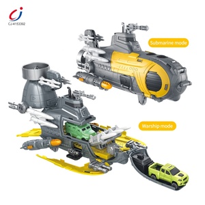 Chengji Juguetes, Coche de Juguete con Catapulta de Expulsión Creativa para Niños, Modelo Disparable, Transporte Transformable, Submarino, Juguetes de Ranura Unisex - Product Image 2