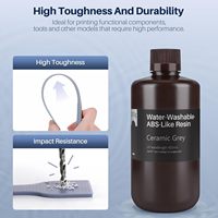ELEGOO Printer 3D ketangguhan tinggi Resin dapat dicuci air ABS seperti rendah viskositas presisi tinggi 405nm bahan cetak cepat