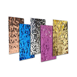 <span class=keywords><strong>Prix</strong></span> bon marché 0.5mm 0.8mm 1.0mm 304 316 204 202 plaque d'acier inoxydable d'ondulation de l'eau - Product Image 4