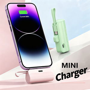 ขายส่ง พาวเวอร์แบงค์ขนาดพกพา 10000mAh รูปทรงพวงกุญแจ ชาร์จฉุกเฉิน พอร์ตคู่ ขนาดเล็ก พกพาสะดวก ปลอดภัยสำหรับการเดินทาง - Product Image 6
