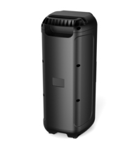 DJ Outdoor Laris Manis dengan Bass untuk Karaoke, Dual 4-Inch Portabel untuk Speaker dengan Pengisian Daya USB dan Lampu LED RGB