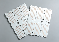 Carte de circuit imprimé (PCB) en aluminium LED haute tension personnalisée, 1,2 mm, 35 μm, surface en cuivre OSP, RoHS, ISO9001, pour éclairage public, carte de circuit imprimé MCPCB