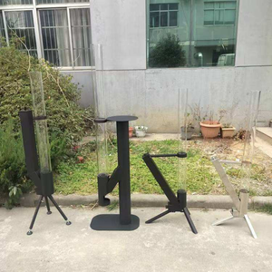 Poêle à granulés de bois de la marque Manufacturer, type fusée, avec tube de cheminée, colonne de flamme torche, pour chauffage de terrasse, compatible SafeWood - Product Image 1