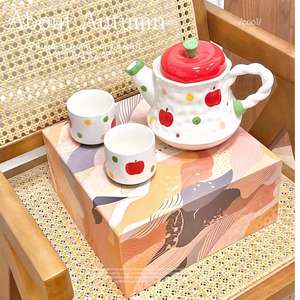 Coffret Cadeau Haut de Gamme en Céramique : Théière, Bouilloire et Tasses – Idéal pour l'Aménagement de la Maison ou comme Cadeau de Pendaison de Crémaillère - Product Image 5