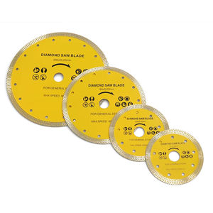 Lame de scie circulaire diamantée à maille frittée pressée à chaud disque de coupe diamanté sec ou humide pour matériaux durs - Product Image 1