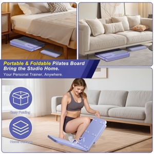 Nuevo Modelo de Tabla de Pilates Reformer para Entrenar Abdomen, Cintura y Piernas, Duradera, Portátil, Fácil de Guardar, Equipo Multifuncional para Fitness en Casa - Product Image 5