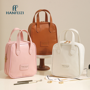 Сумка-тоут из искусственной кожи HANFEIZI, переносная сумка для путешествий, для покупок, сумка для хранения макияжа для женщин - Product Image 1