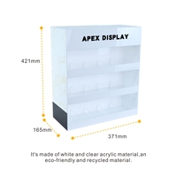 Présentoir de comptoir en acrylique en stock, support pour cigarettes, conception personnalisée prise en charge, présentoir pour tabac sans fumée