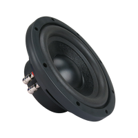 Subwoofer SEX08 8 pouces à montage peu profond, double bobine mobile, puissance RMS 100W, puissance maximale 200W, avec châssis fin en acier estampé