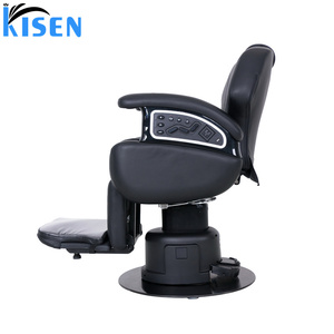 Chaise <span class=keywords><strong>de</strong></span> salon <span class=keywords><strong>de</strong></span> <span class=keywords><strong>coiffure</strong></span> électrique intelligente KISEN, réglage automatique <span class=keywords><strong>de</strong></span> la hauteur, moderne, en gros - Product Image 2