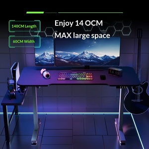 <span class=keywords><strong>Bureau</strong></span> d'ordinateur pour e-sport, <span class=keywords><strong>bureau</strong></span> à domicile, hauteur réglable électriquement, éclairage, matériau en acier, <span class=keywords><strong>bureau</strong></span> debout, <span class=keywords><strong>bureau</strong></span> mobile, table d'écriture - Product Image 4