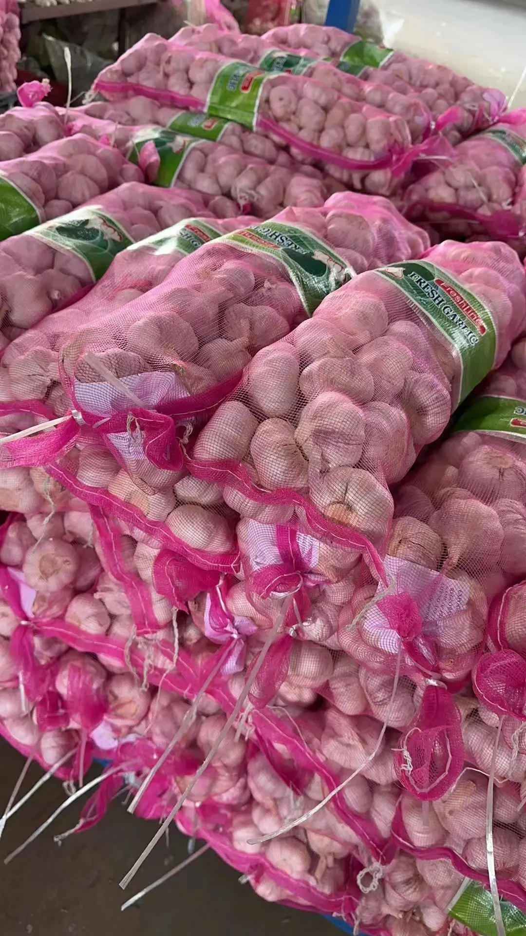 2023 nuovo raccolto cinese aglio fresco rosso normale viola puro aglio bianco ajo alho garlics prezzo per il commercio all'ingrosso