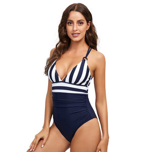 Traje de Baño Enterizo de Nylon <span class=keywords><strong>para</strong></span> Mujer, Diseño Retro y Sexy, Marca Privada con Equipo de I+D, Moldea la Figura, Ideal <span class=keywords><strong>para</strong></span> Vacaciones en Resort - Product Image 3
