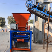 Petite machine de fabrication de blocs de pavé QT4-30B rentable, à pression hydraulique, fonctionnement automatique, économe en énergie, pour ciment
