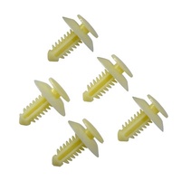 Accessoires de pièces d'auto en nylon Service OEM Clip de panneau de porte de voiture barbelé Clips de goupille à pression intérieure Vis de fixation automobile