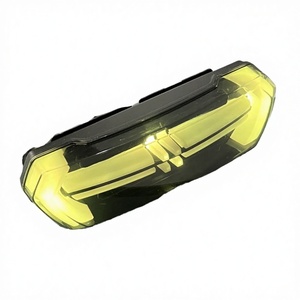 ไฟท้าย LED กันน้ำพร้อมฟังก์ชั่นเบรกสำหรับสกู๊ตเตอร์ไฟฟ้าขายึดพลาสติกเลนส์สีแดง - Product Image 2