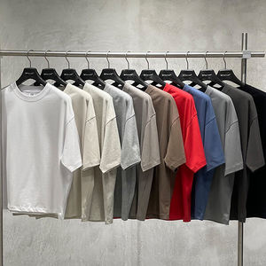 Camiseta Unisex de Algodón Estilo Streetwear, Corte Cuadrado, Hombros Caídos, Lisa, 230GSM, Alta Calidad, con Logotipo Personalizado, Talla Grande para Hombre - Product Image 4