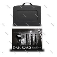 DMK57-52 avec étui EVA, très bonne qualité, micro dynamique professionnel pour batterie acoustique, kit de micros pour batterie filaire 4 pièces/ensemble