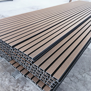 Vente Flash : Panneau Mural Extérieur WPC Luxe Écologique et Éco-Technique – Façade en Bois Synthétique pour l'Extérieur, <span class=keywords><strong>Protection</strong></span> Environnementale - Product Image 1