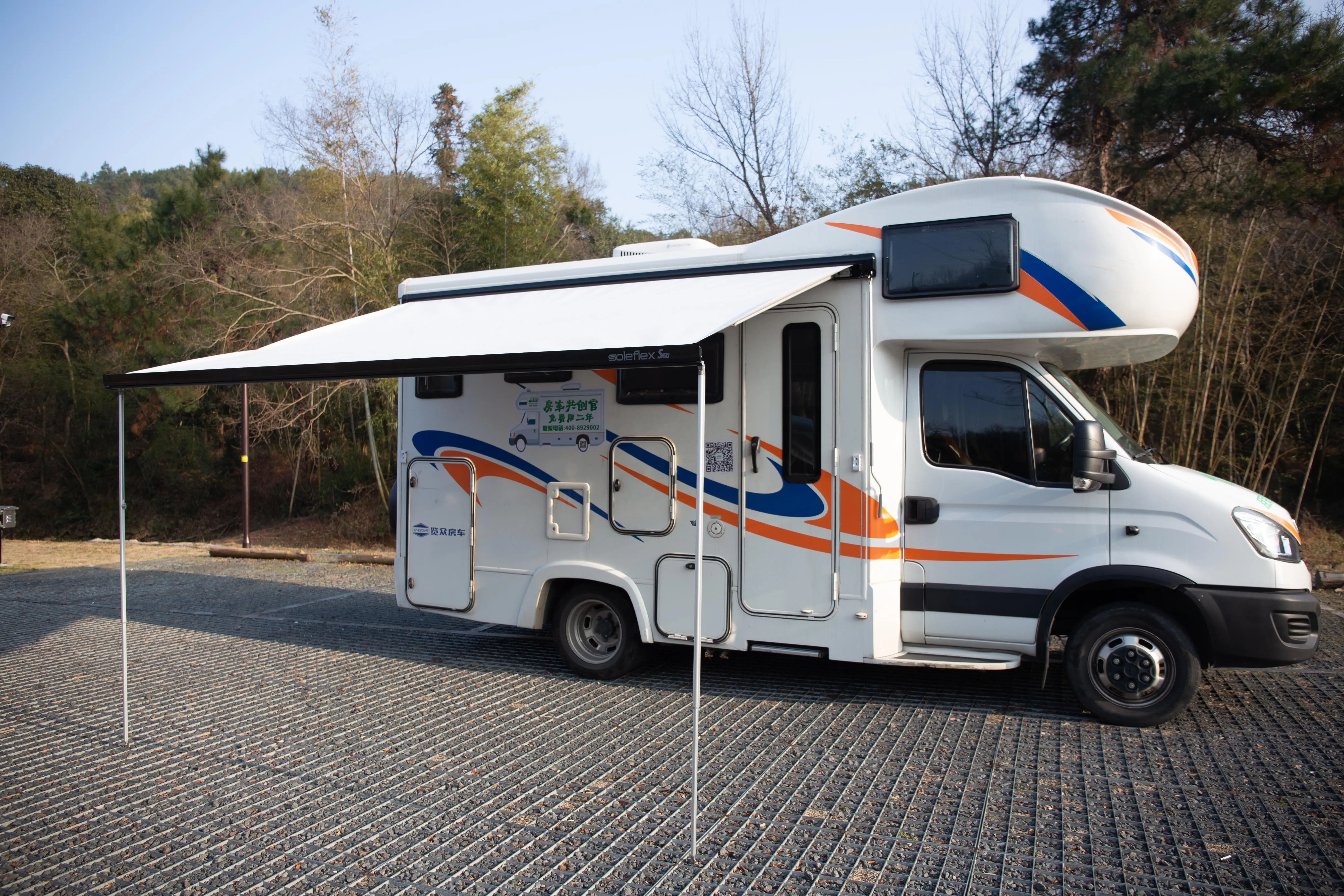 Soleflex S27 karavan Motorhome RV tenda untuk berkemah