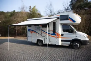 Soleflex S27 कारवां Motorhome आर. वी. के लिए शामियाना डेरा डाले हुए