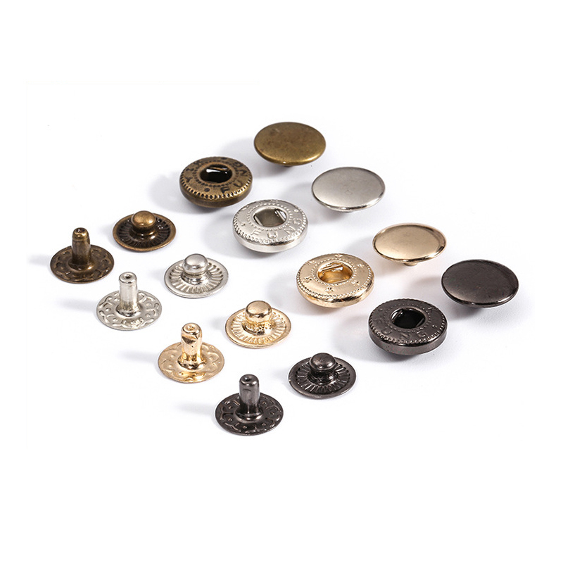 Custom logo Size Press Snap Button