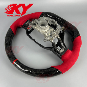 Volante Deportivo Personalizado de Fibra de Carbono y Gamuza Roja para Honda Civic, Accord, CRV de 11ª Generación (2021-2026) y Acura Integra - Product Image 4