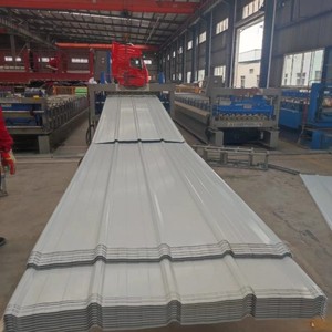 กระเบื้องเหล็กชุบสังกะสีแผ่นหลังคาลูกฟูกหนา0.5มม. จัดส่งเร็วสำหรับตัดก่อสร้างอาคารบิสทิส - Product Image 6