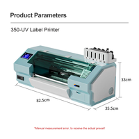 Impresora de etiquetas UV industrial Impresión digital CMYK de alta velocidad para Pegatinas de código QR de código de barras resistentes a prueba de agua
