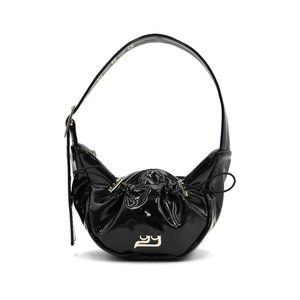 Nouveau sac fourre-tout tendance au design moderne, noir glamour avec détails œillets, bandoulière et poche intérieure. - Product Image 3