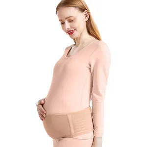 肤色孕妇腰带怀孕背部支撑轻质腹部粘合剂孕妇腹部带