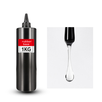 1KG Gel UV Professionnel Haute Qualité Transparent Caoutchouc Base et Top Coat pour Ongles Norme UE US