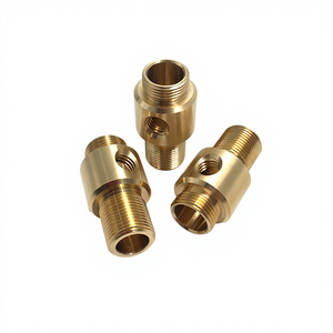 Adaptateur de fluide fileté à double extrémité en laiton, usinage CNC pour l'usinage, le perçage, le brochage pour l'usinage de précision - Product Image 4