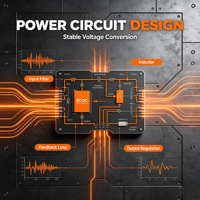 Service de conception et de fabrication de circuits imprimés électroniques personnalisés pour carte mère de communication sans fil PCBA, matériau de base FR4, certifié ISO 1