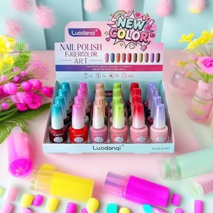 Luodanqi Esmalte de uñas, juego de 24 piezas, colorido, de larga duración, para el cuidado de la belleza de las mujeres - Product Image 4