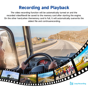 <span class=keywords><strong>4</strong></span>-CH AI Blind Spot Detection Truck Camera Kit 1080p Two-in-One Touch Screen <span class=keywords><strong>DVR</strong></span> Monitor AHD Imagem para Big Rig Hauler Rear View - Product Image 5