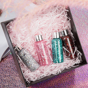 Marque privée Visage Glitter Cosmétique Mixte Noël Chunky Glitter Gel pour Cheveux Visage Corps <span class=keywords><strong>Maquillage</strong></span> - Product Image 4
