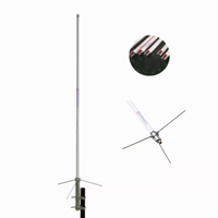 Antenne de station de base en fibre de verre BC100S Bande aérienne 115-174 MHz VHF Omnidirectionnelle