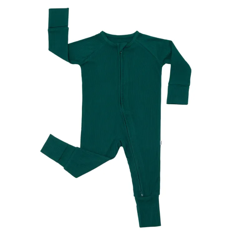 Jisen Chất lượng cao tre dài tay áo in ấn bé bodysuit mềm mỏng phù hợp với quần áo bé trai ngủ Zip Romper bán buôn mặc