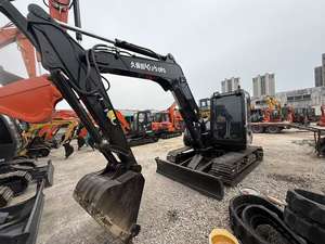 Used Kubota Black King Kong 183 <b>8</b>-<b>Ton</b> Small Hydraulic Tracked <b>Excavator</b> Reinforced Wear-Resistant Fit for Small Medium Projects - Product Image 3