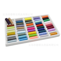 50 couleurs 402 fil à coudre ménage couture, petit rouleau de fil, fil à coudre à la main multicolore fil à aiguille domestique
