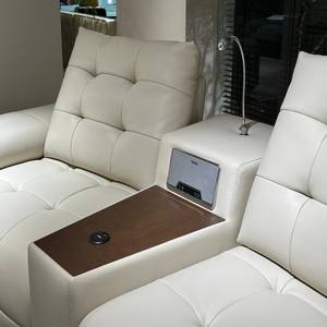 Vonliva - Juego de Sofás Seccionales de Cuero de Lujo, Estilo Moderno, Muebles para Sala de Estar con Luz - Product Image 5