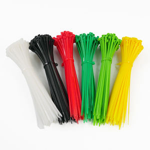 أربطة كابلات من النايلون الأسود ذاتية القفل مقاسات 4+6+8+10+12 بوصة، أربطة بلاستيكية بسحاب للكابلات بعرض 0.16 بوصة باللون الأسود - Product Image 5