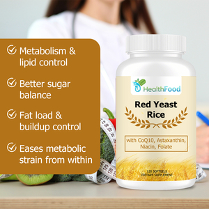 Lower Price Organic Red Yeast Rice Softgels with Astaxanthin Boost Metabolism Energy Coenzyme Q10 <b>Supplement</b> Soft Capsules - Product Image 5