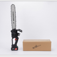 Scie à chaîne sans fil FixCraft DJ-002 au lithium-ion, guide-chaîne de 12/16 pouces, outil de coupe industriel portable haute puissance pour l'abattage